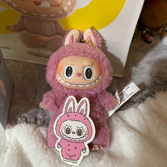 Pop Mart NEW Opened Box Labubu Exciting Macaron Lychee Berry (PINK) - Picture 3 of 7